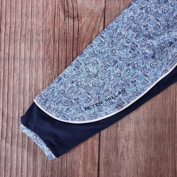 Peter Millar Womens XL Sun Comfort Base Layer Pullover Philadelphia Cricket Club - Picture 7 of 15